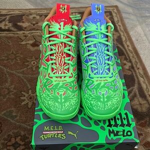 Puma Melo MB.04 Ninja Turtle Green and Blue